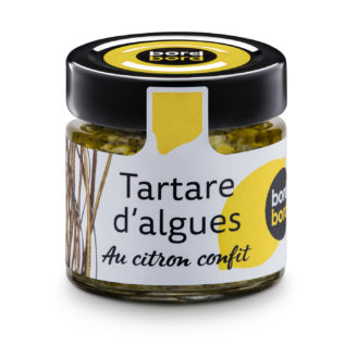 tartare algues citron confit - The Gastronomie House Lyon