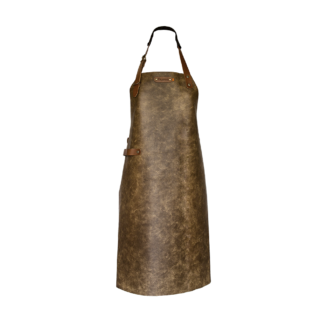 Xapron Tablier en cuir Camel - The Gastronomie House Lyon