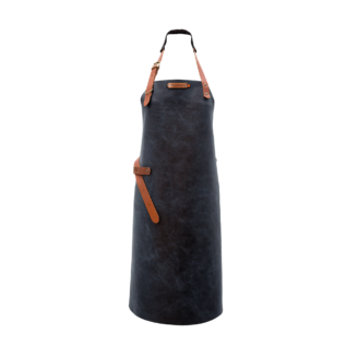 Xapron Tablier en cuir Bleu - The Gastronomie House Lyon