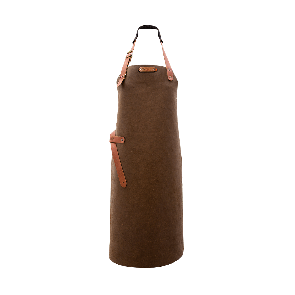 Xapron Tablier en cuir rust - The Gastronomie House Lyon