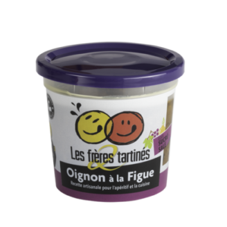 Tartinade Oignon Figue 2 frères tartinés - The Gastronomie House Lyon