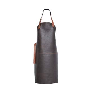 Xapron Tablier en cuir Marron - The Gastronomie House Lyon