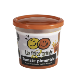 Tartinade tomate pimentee 2 freres tartines - The Gastronomie House Lyon