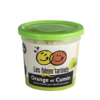 Tartinade orange cumin 2 freres tartines - The Gastronomie House Lyon