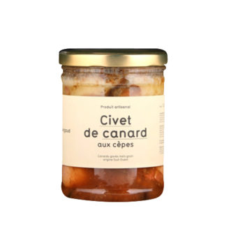 civet canard cèpes - The Gastronomie House Lyon